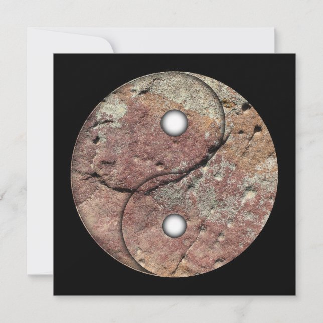 Yin y Yang Rock Art (Anverso)