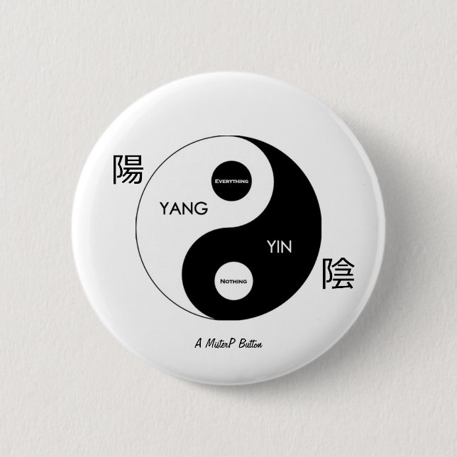 Yin y Yang - Un botón de MisterP (Anverso)