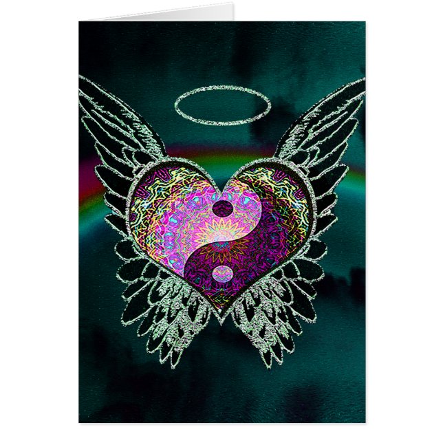 Yin Yang, Angel Wings and Heart (Frente)