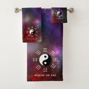 Yin Yang con Bagua Trigram Símbolos I-Ching