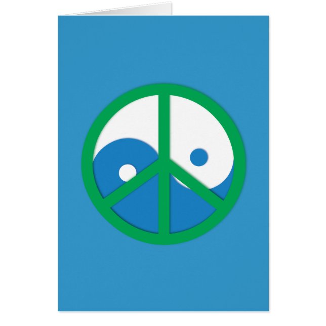 Yin-Yang con la señal de la paz (Frente)