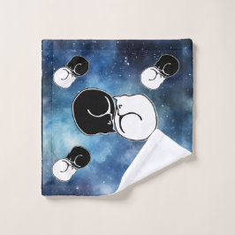 Yin Yang Gatitos de gatos blancos y negros se curv