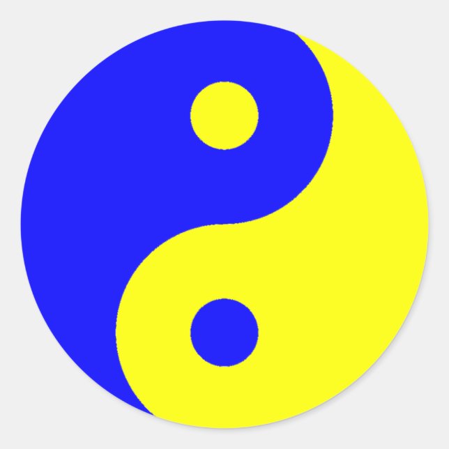 Yin Yang Pegatina (Anverso)