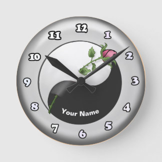 Yin Yang relojes Rosas