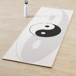 Yin Yang Yoga Mat blanco y negro