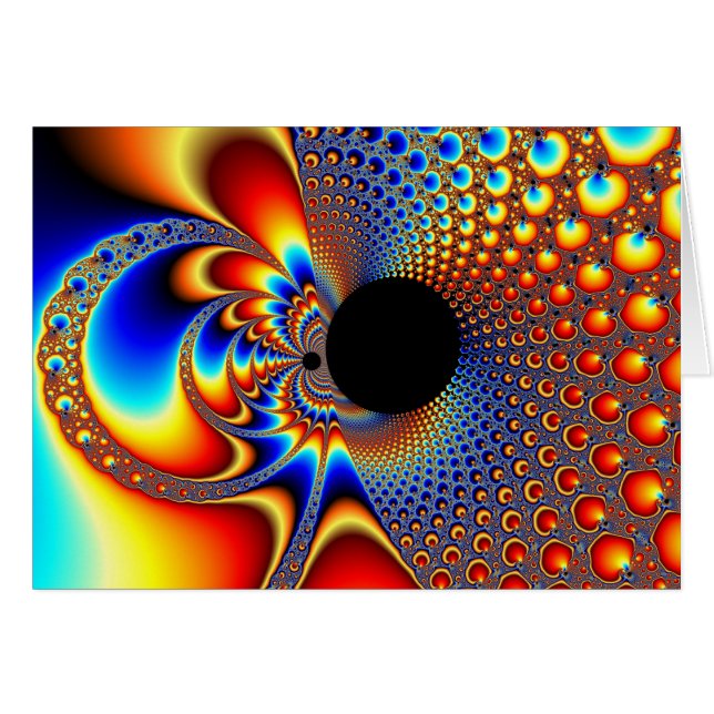 YinYang BigBang - Tarjeta fractal (Anverso (Horizontal))