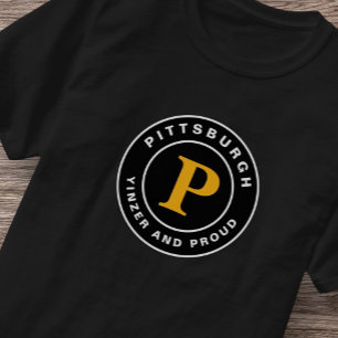 Yinzer Orgulloso Pittsburgh 412 Camiseta Retro Hog