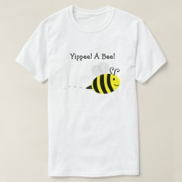 "¡Yippee! ¡Una abeja!" Camiseta para hombres de co