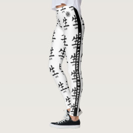 YNOTME LEGGINGS LIFE sólo blanco