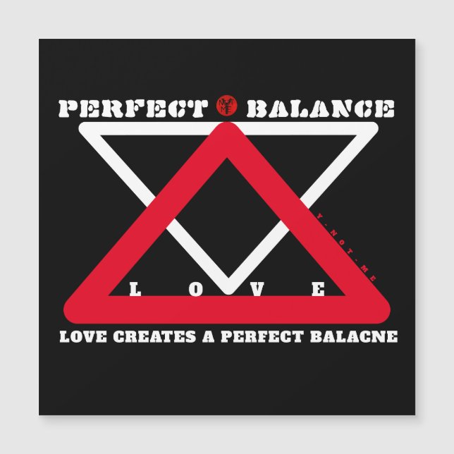 YNOTME PERFECT BALANCE 4b3  Magnetic Card (Anverso)