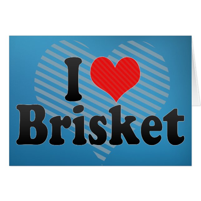 Yo amo a Brisket (Anverso (Horizontal))