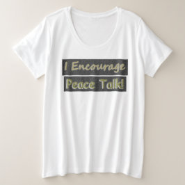 "¡Yo animo a hablar de paz!" Diseño Cuto. ¡Hazte c