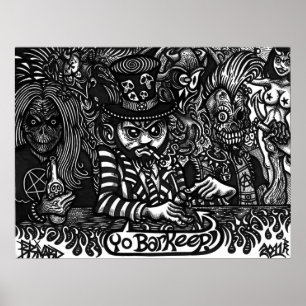 "¡Yo Barkeep!" Póster