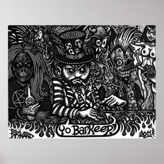 "¡Yo Barkeep!" Póster