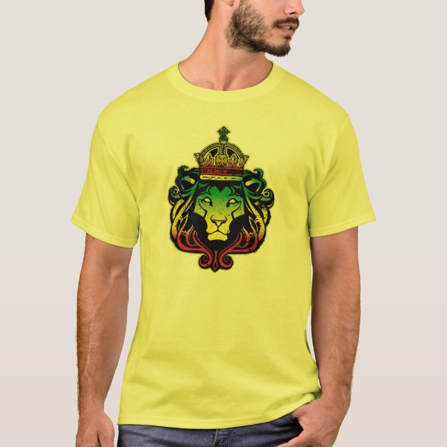 Yo camiseta del león de Rasta de la phi de la PSI (Anverso)