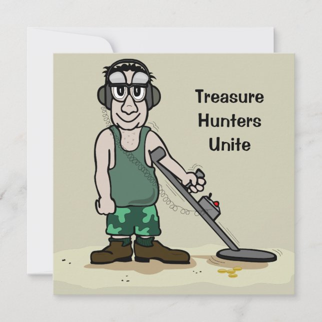 Yo cavo a Booty Metalizado Detector (Anverso)