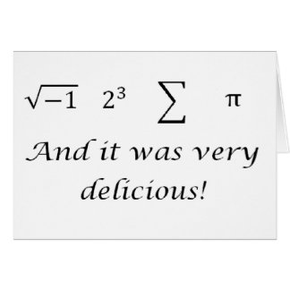 Yo comí un poco de camisa de la matemáticas de la