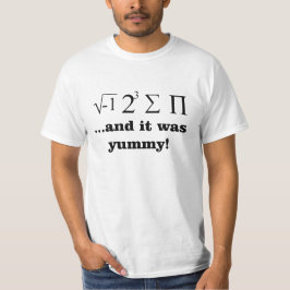 Yo comí un poco de camiseta nerdy de la