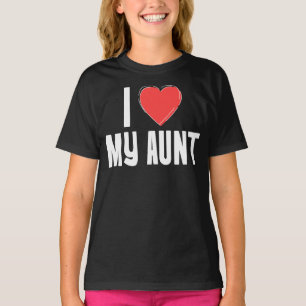 Yo (Corazón) Mi Tía Niños Camisa