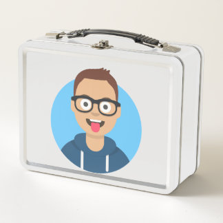 yo en caja de alunch