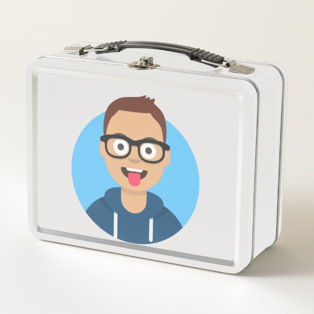 yo en caja de alunch (Anverso)