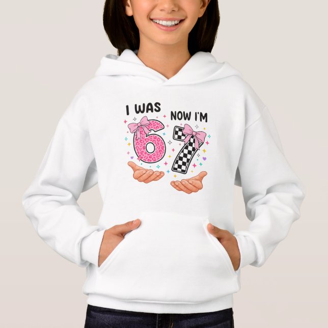 Yo era 6 ahora tengo 7 números de cumpleaños lindo (Anverso)