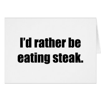 Yo estaría comiendo bastante el filete