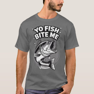 Yo Fish Me Mentira Camiseta De Pesca Graciosa