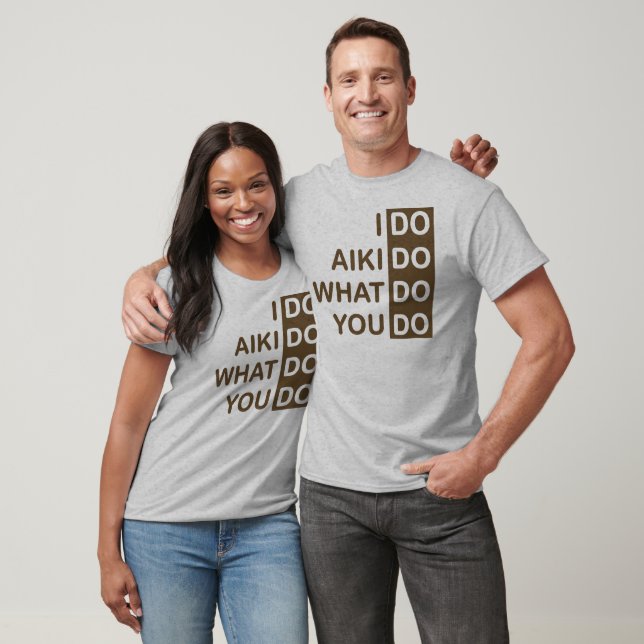 Yo Hago Aikido... Camiseta raglán (Unisexo)