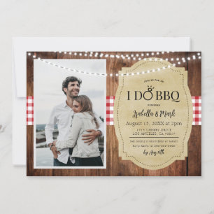 Yo hago barbacoa barbacoa novia ducha invitación