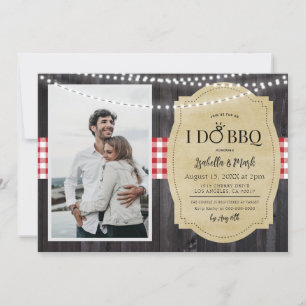 Yo hago barbacoa barbacoa novia ducha invitación