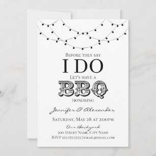 Yo hago BBQ Engagement Party Couples Shower