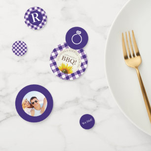 Yo hago BBQ Gingham Wedding Shower Confetti