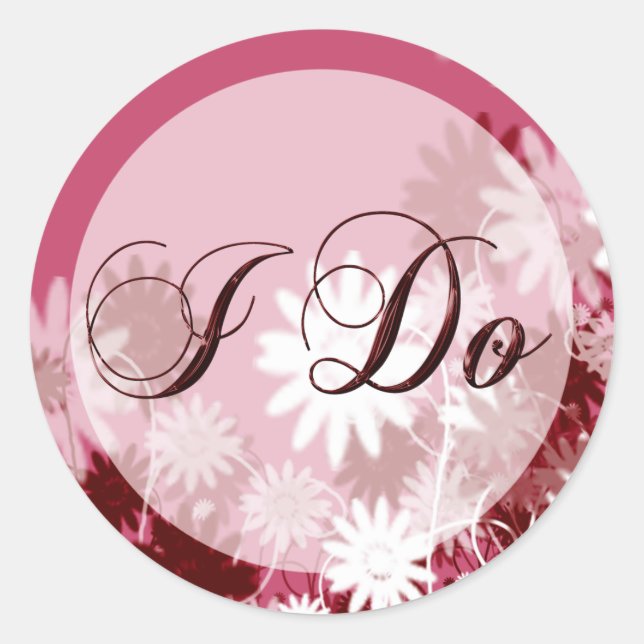 Yo hago Sello para sobres de Invitación Boda (Anverso)