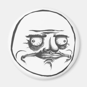 Yo imán del refrigerador de Gusta