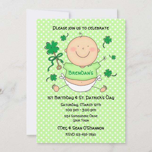 Yo invitación de la fiesta de cumpleaños del día (Anverso)