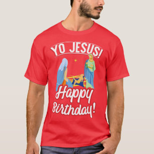 Yo Jesús Feliz cumpleaños Navidades Camisa
