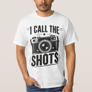 Yo mando Camiseta negra con diseño desgastado