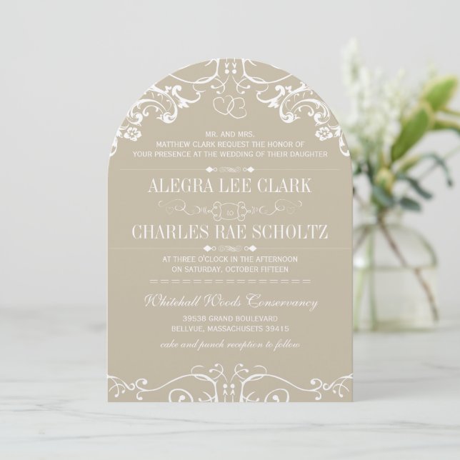 Yo Me Hago DEMASIADO  Invitaciones de Tipografía V (Anverso de pie)