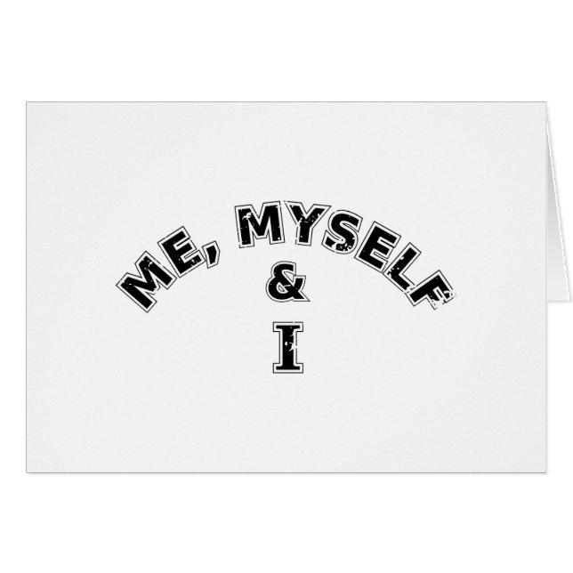 Yo Mismo Y Yo Tipografía (Anverso (Horizontal))