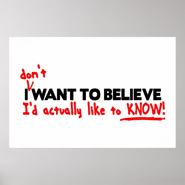 Yo (no) quiero creer en imprentas y Posters (Frente)