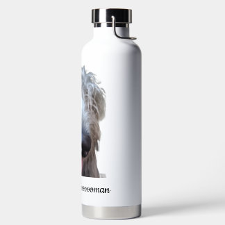 Yo Paseo a Mi Hoooooman Botella de Agua para Lobo