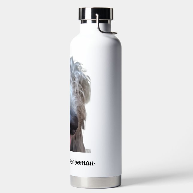 Yo Paseo a Mi Hoooooman Botella de Agua para Lobo  (Izquierda)