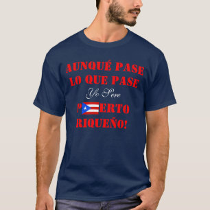 Yo Puerto seco Riqueño, camiseta puertorriqueña