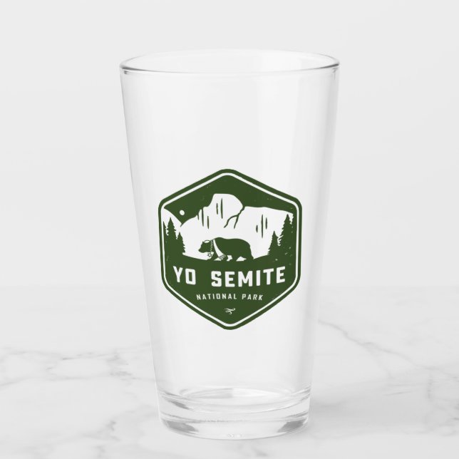Yo Semite Beer Glass (Anverso)