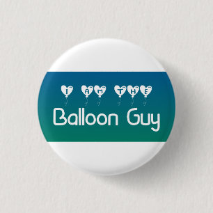 Yo soy el botón del globo Guy Pin-on