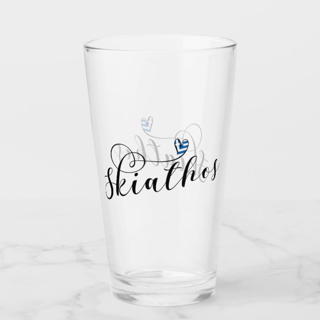 Yo soy Skiathios, con bandera griega (Anverso)