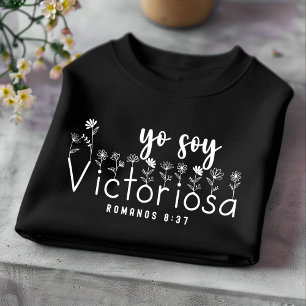 Yo soy victoriosa camiseta cristiana española