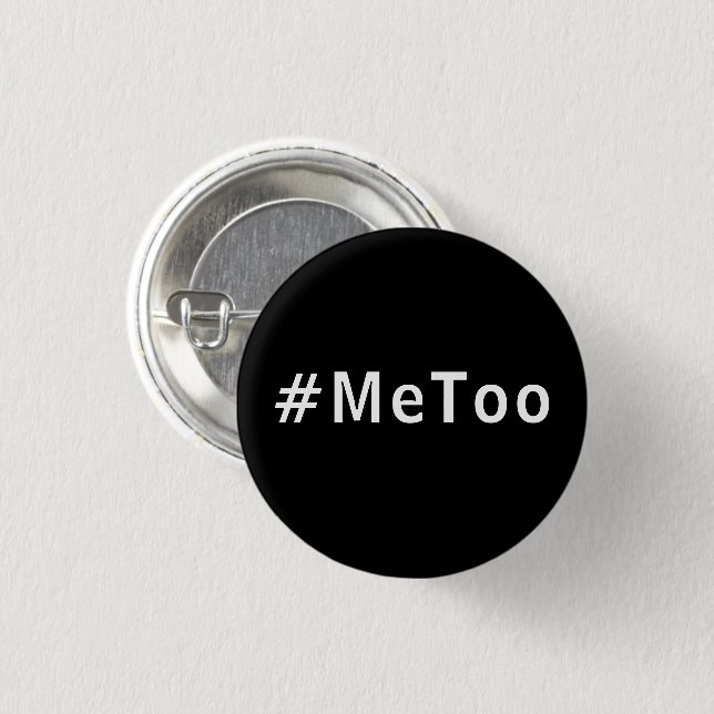yo también, #metoo, alfiler del botón de orgullo b (Anverso y reverso)