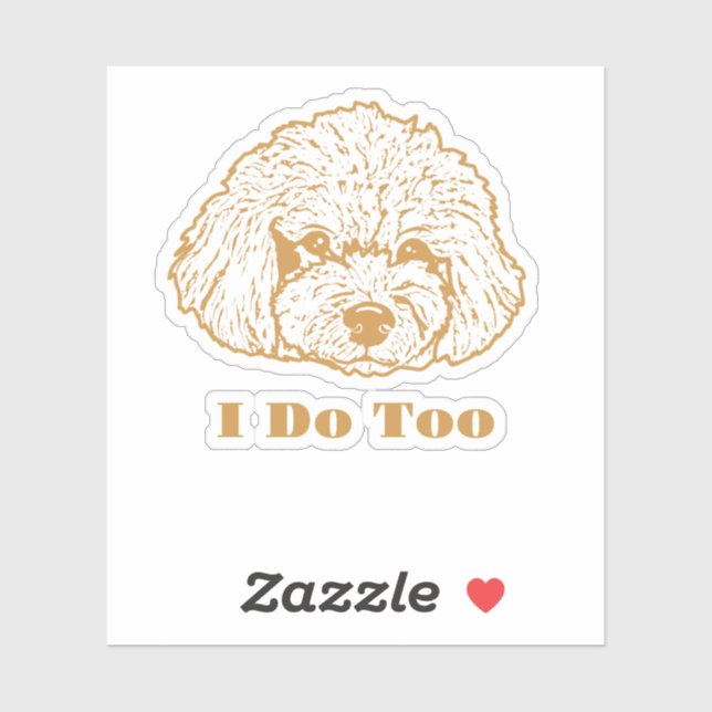 Yo también Personalizado Pegatina de vinilo (Hoja)